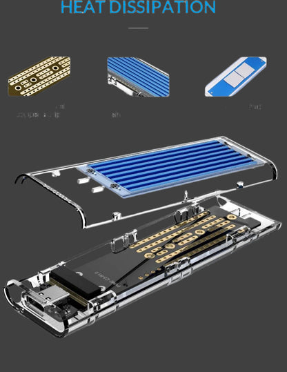 ORICO TCM2-C3 Blue NVMe M.2 SSD Enclosure