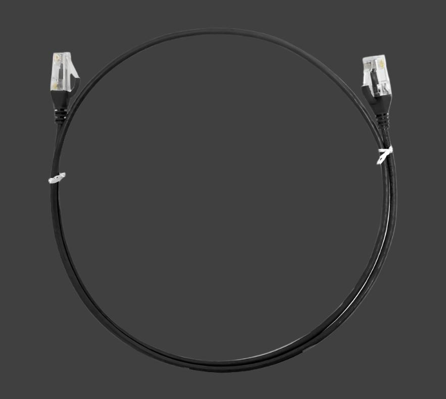 8ware CAT6 Ultra Thin Slim Cable 1m