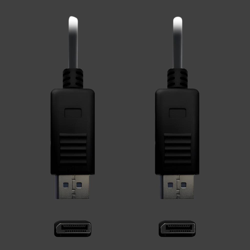 Axceltek 1M Display Port cable 4K/2K 60Hz M/M